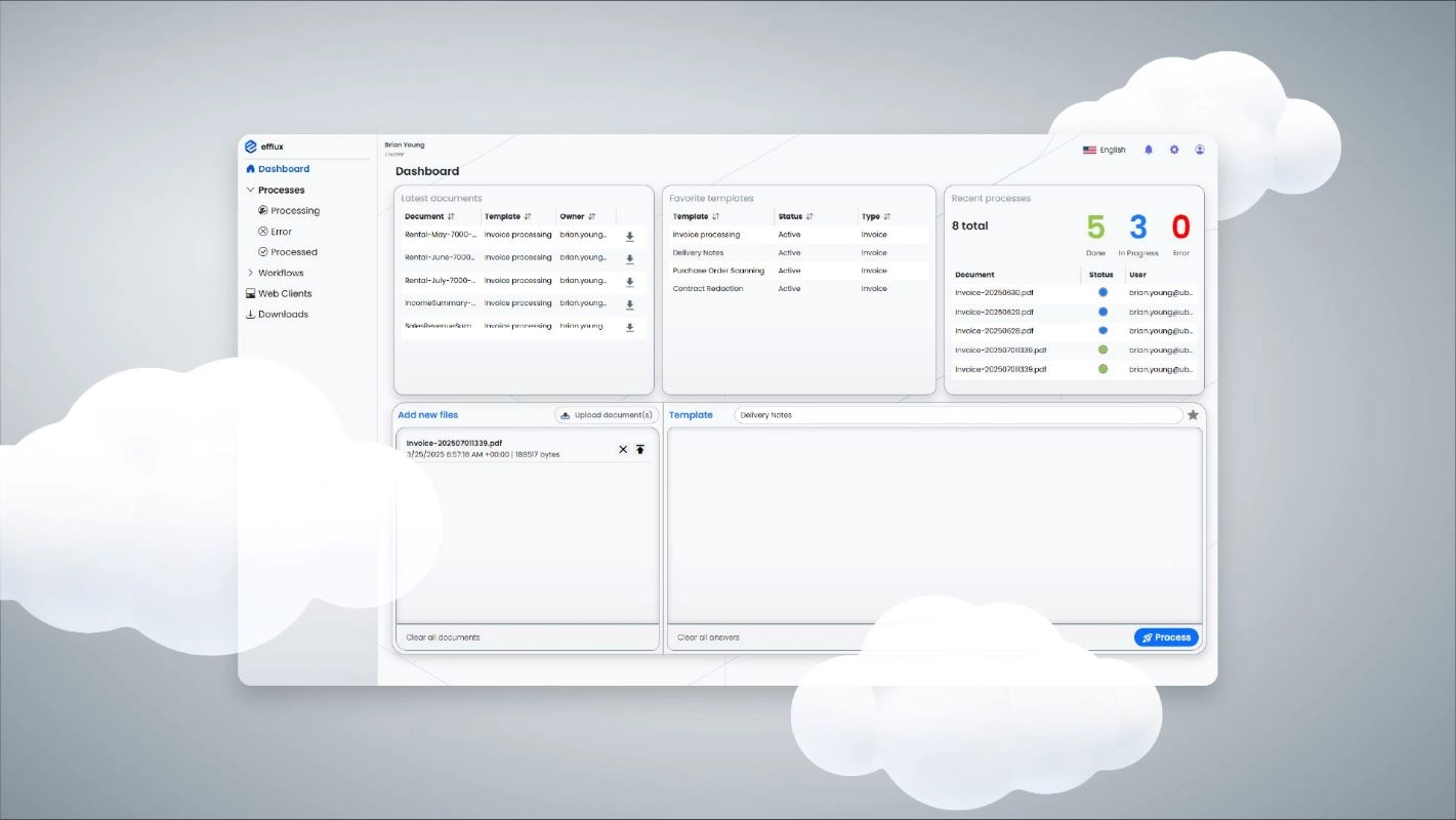 Efflux Cloud Capture Launches: Experience the Future of Intelligent Document Processing